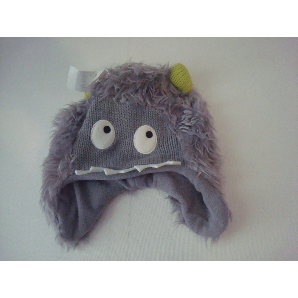 MONSTERS MONTER --YOUTH BEANIE KNIT TOBOGGAN HAT CAP DEADSTOCK VINTAGE U4